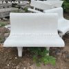 Ghế đá liền tựa trắng