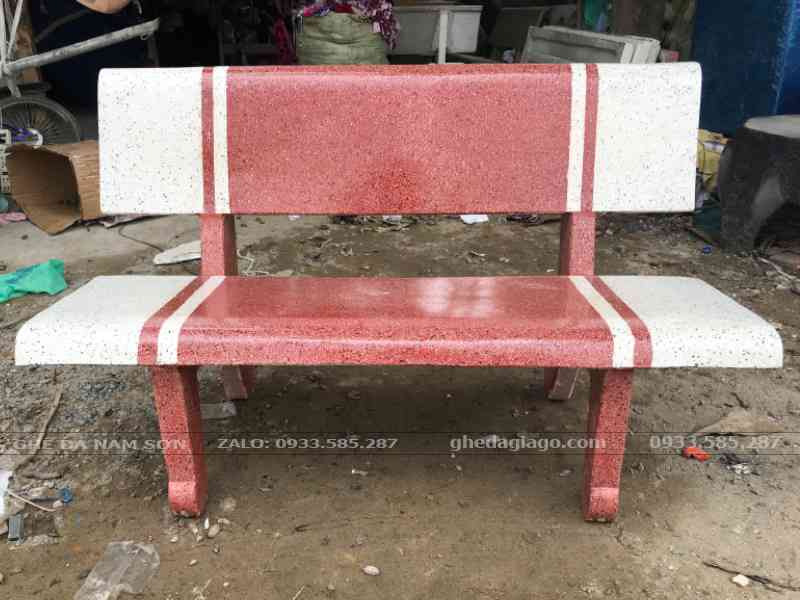 ghế đá 2 màu
